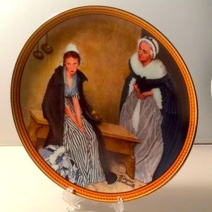 🐞 Words of Comfort Norman Rockwell Collectors Plate